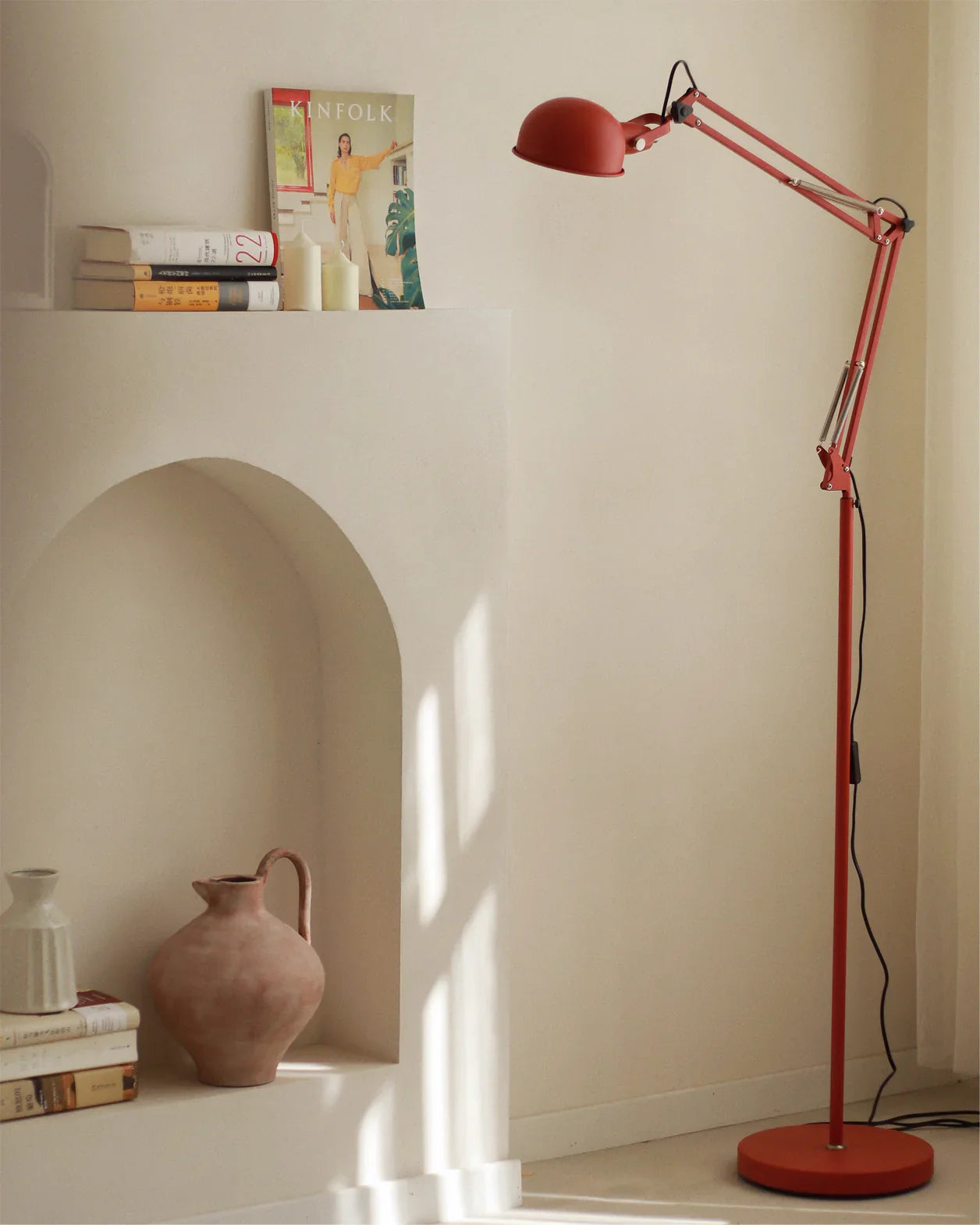 Kaiser Red Floor Lamp