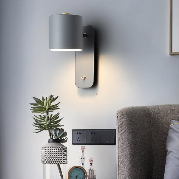 Rotatable Cylinder Wall Mounted Reading Light S02