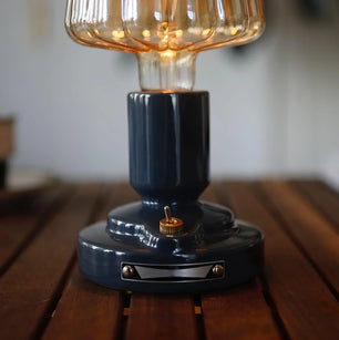 Mushroom Glass Desk Lamp