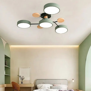 Nordic Branched Disc Metal Ceiling Lamp S117