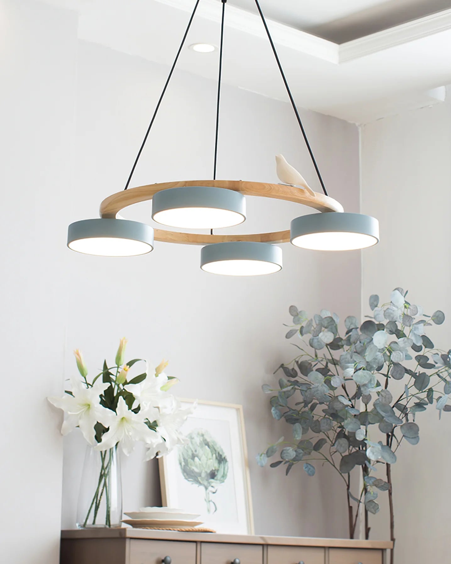 Sienna Bird Round Chandelier