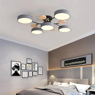 Nordic Branched Disc Metal Ceiling Lamp S117