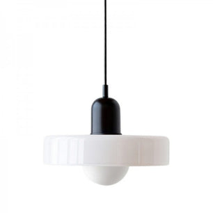 Morandi Glass Disc Orb Pendant Lamp