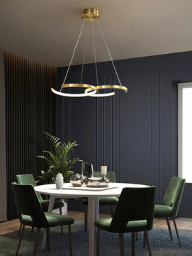 Double Rings Pendant Light