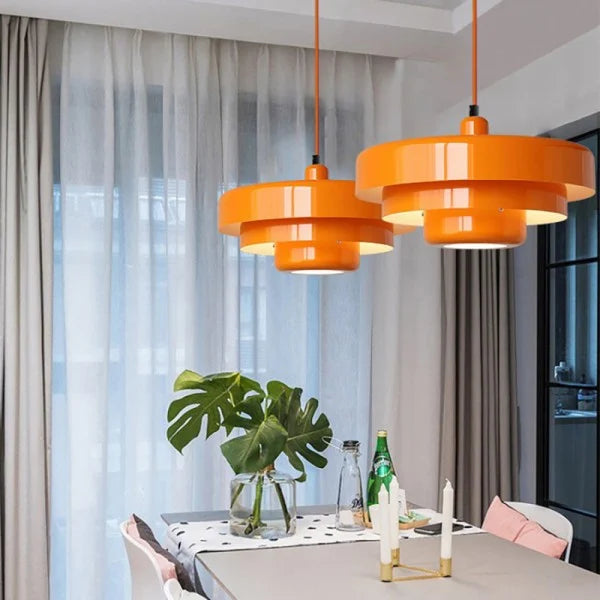 Triple Layer Disc Macaron Cake Pendant Lamp S103