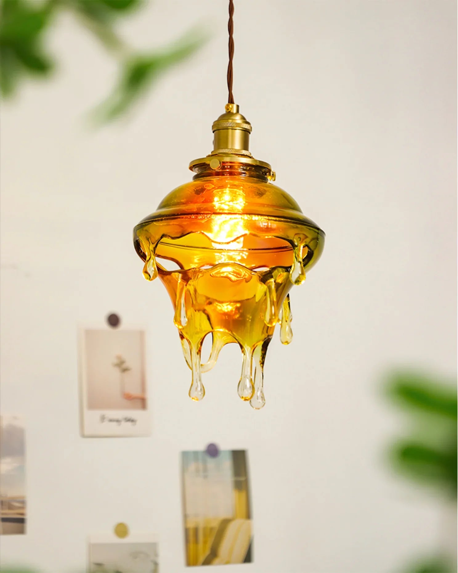 Water Droplets Resin Pendant Lamp