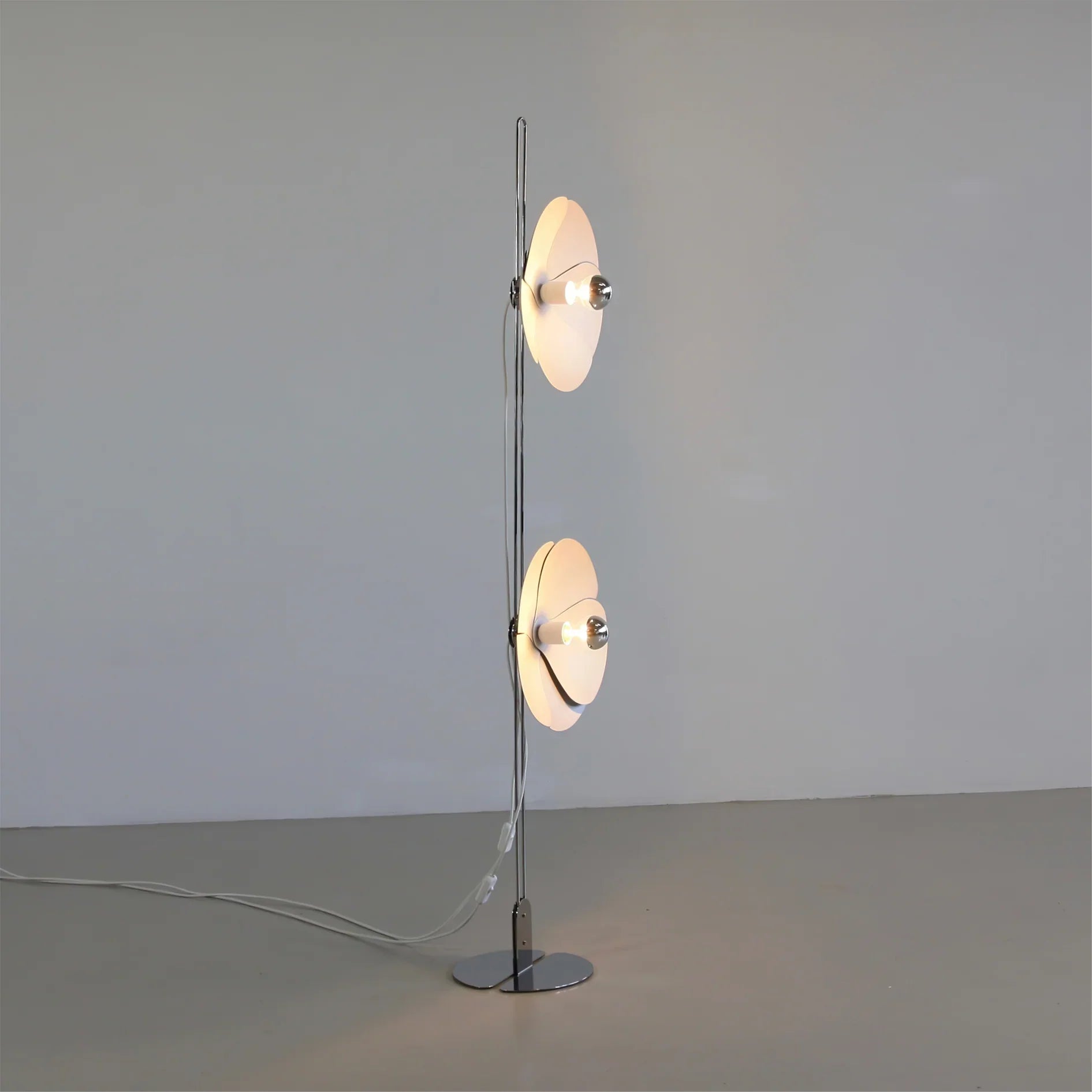 Flower Silver Floor Lamp