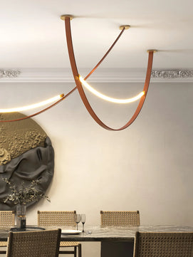 Leather Pendant Light