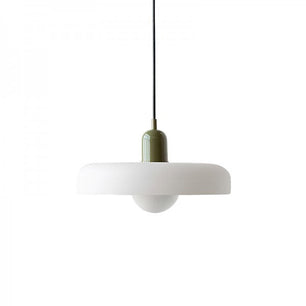 Morandi Glass Disc Orb Pendant Lamp