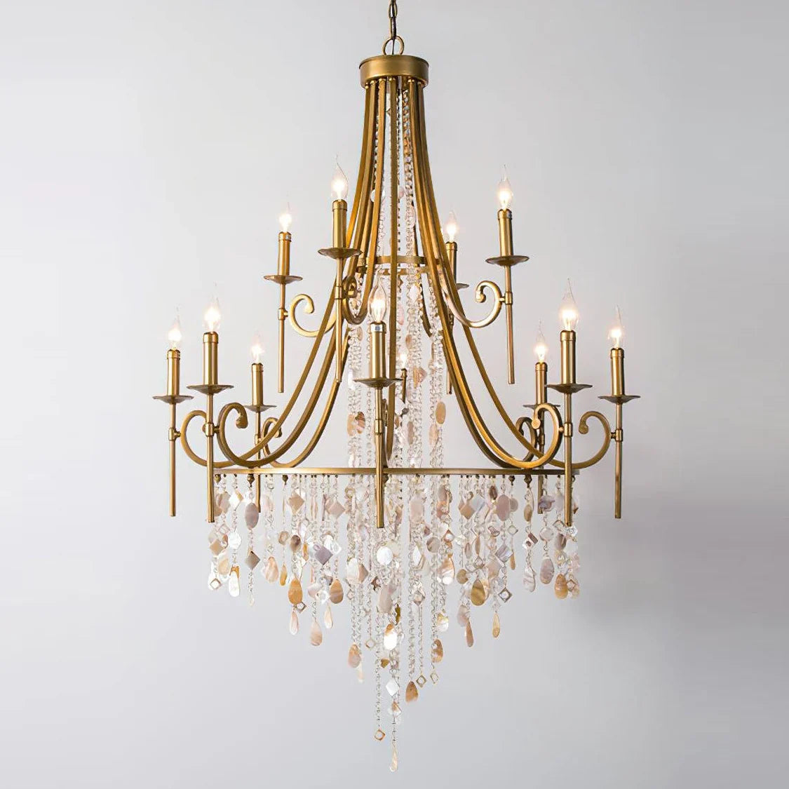 Tatum Lux Shell Chandelier