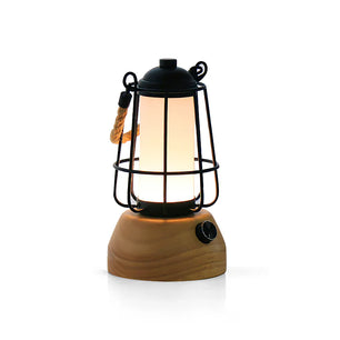 Hemp Rope Lantern Outdoor Table Lamp