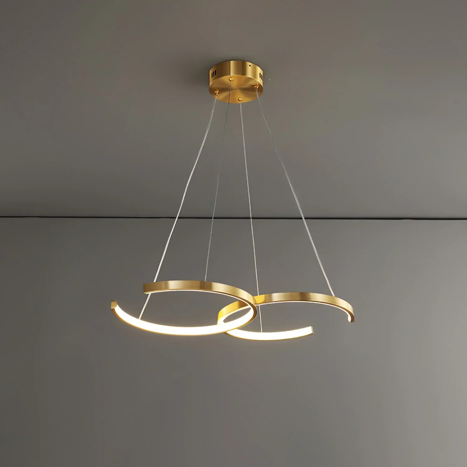 Double Rings Pendant Light