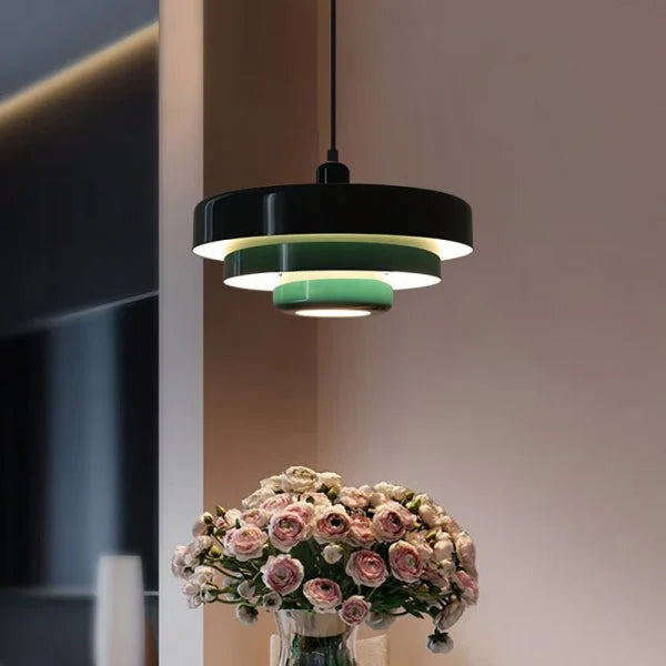 Triple Layer Disc Macaron Cake Pendant Lamp S103