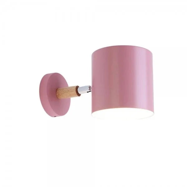 Nordic Macaron Cylinder Rotatable Wall Lamp S38