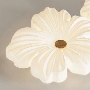 Cream Flower Ceiling Lamp