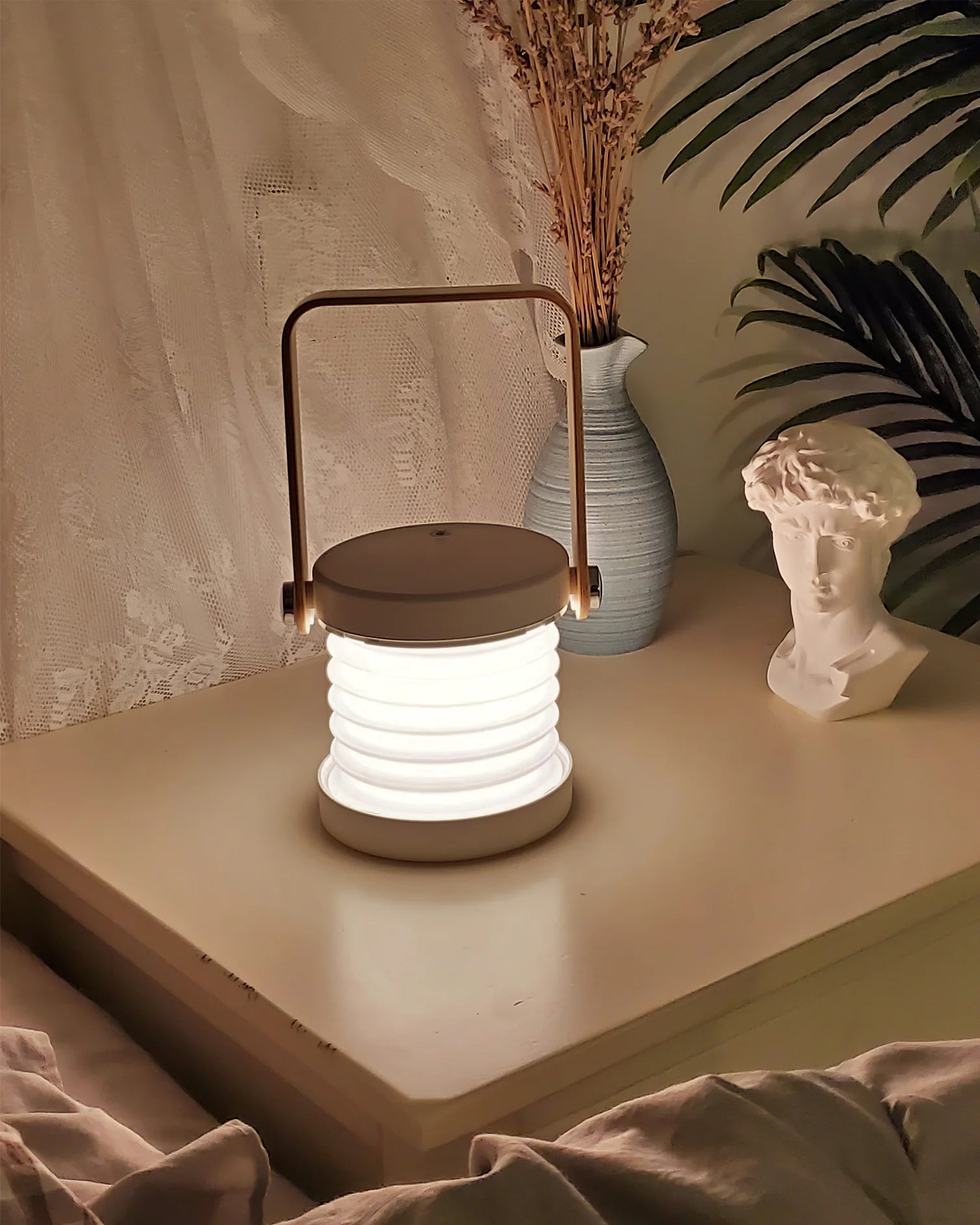 Portable Lantern Table Lamp