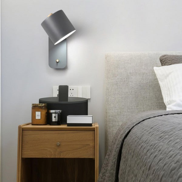 Rotatable Cylinder Wall Mounted Reading Light S02