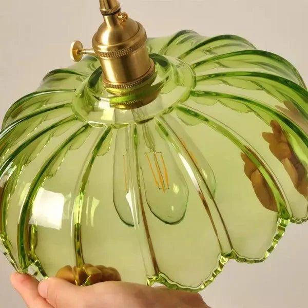 Retro Petal Glass Pendant Light S98