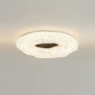 Glacial Pattern Resin Ceiling Light