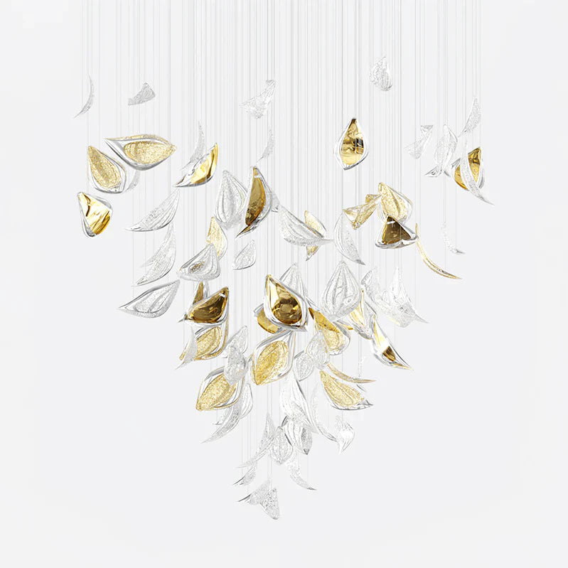 Floating Leaves Chandelier