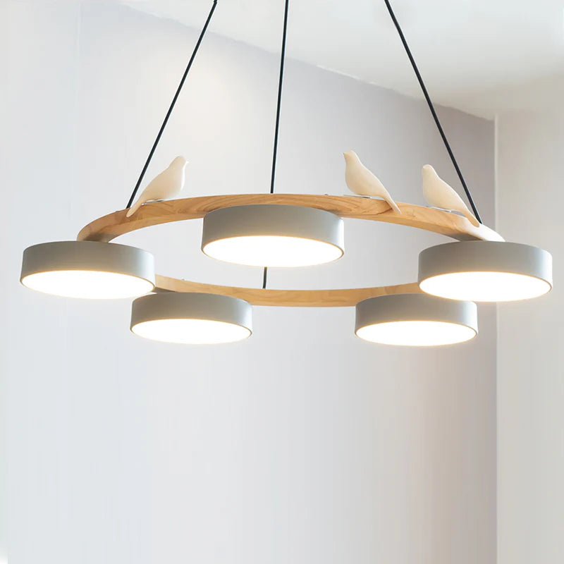 Sienna Bird Round Chandelier