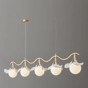 Allanie Gingko Long Chandelier