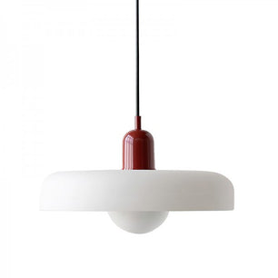 Morandi Glass Disc Orb Pendant Lamp