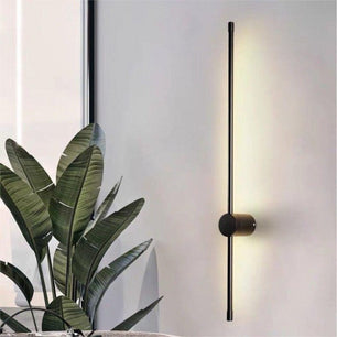 Industrial Black Linear LED Dimmable Wall Light S76