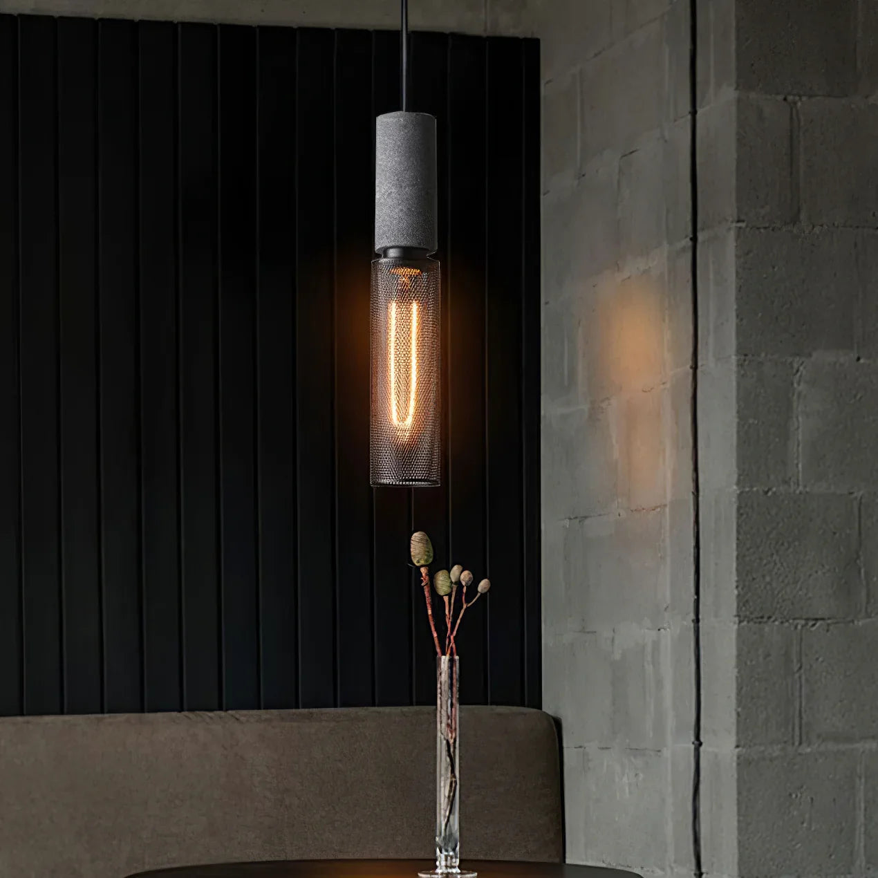 Concrete Industry Pendant Lamp