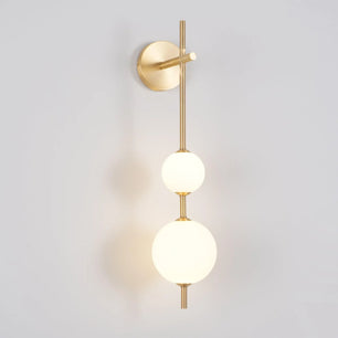 Vertical Globe Wall Lamp