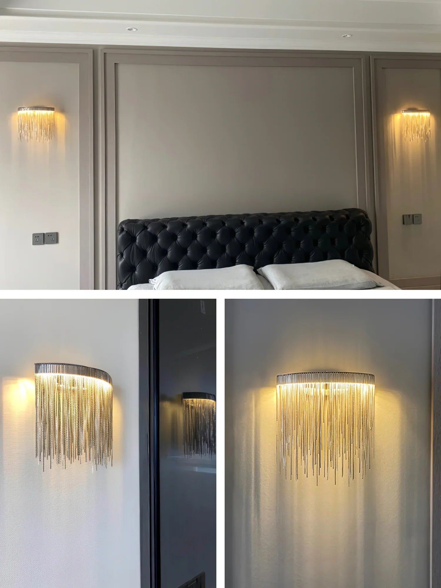 Cadena Tassel Wall Lamp