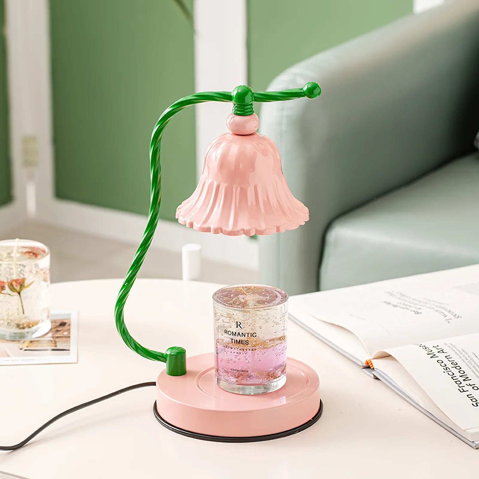 Pink Candle Table Lamp