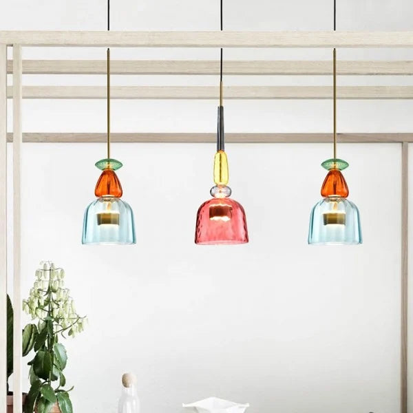 Nordic Macaron Lollipop Glass Pendant Lamp S118