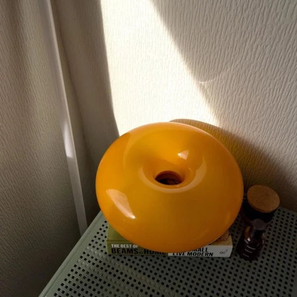 Bauhaus Glass Donut Table / Wall Lamp S77