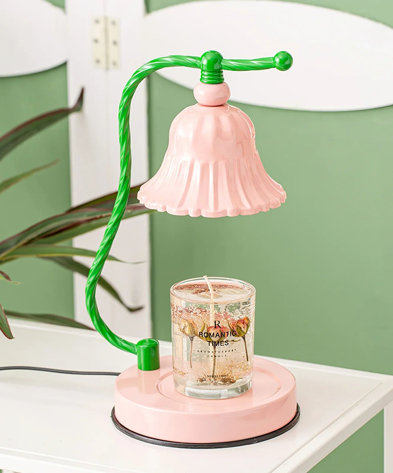 Pink Candle Table Lamp