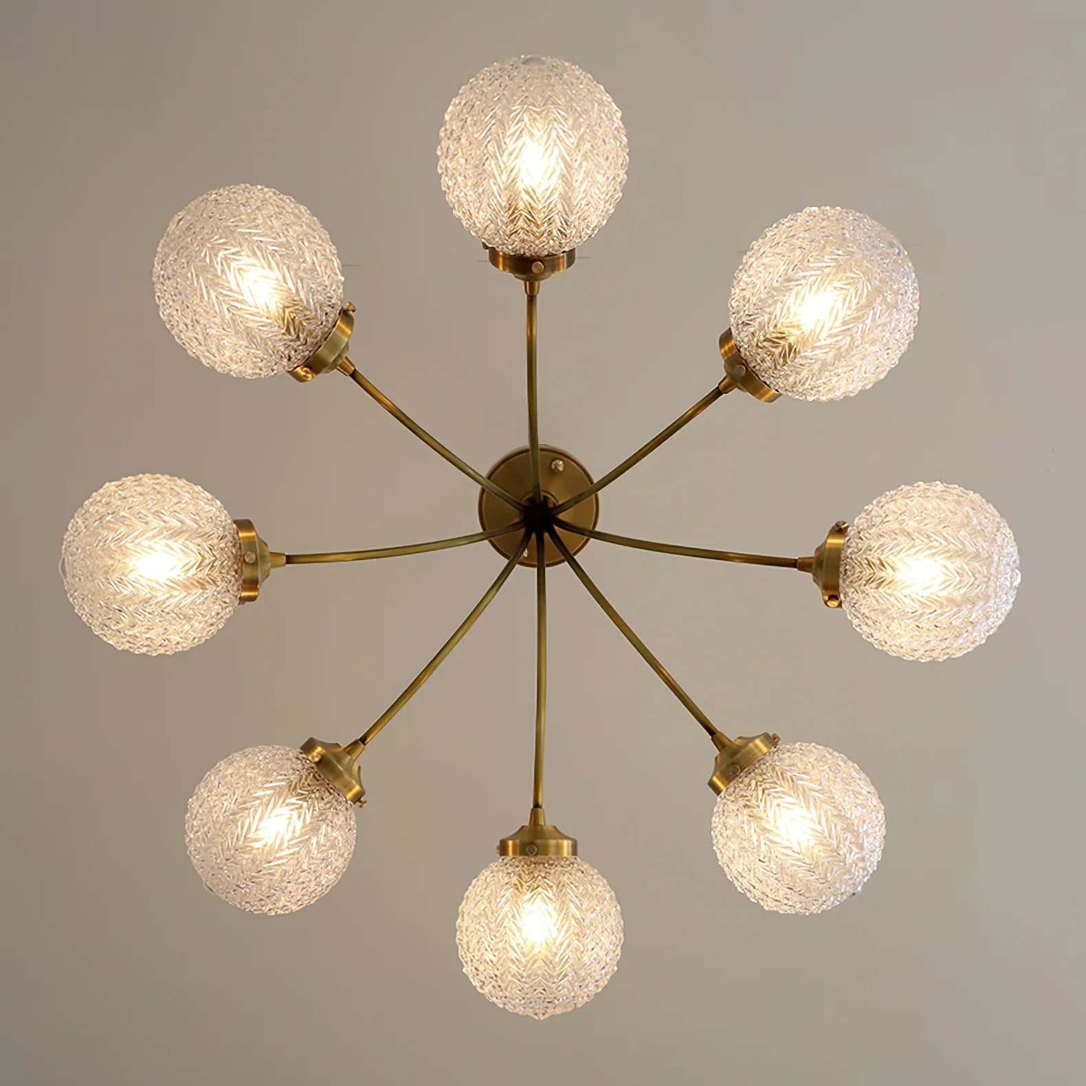 Retro Glass Ceiling Lamp