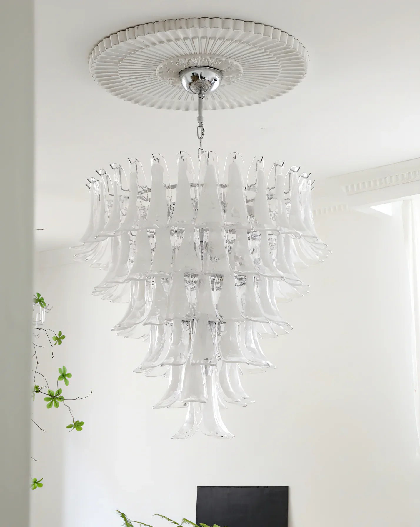 Murano Petal Chandelier