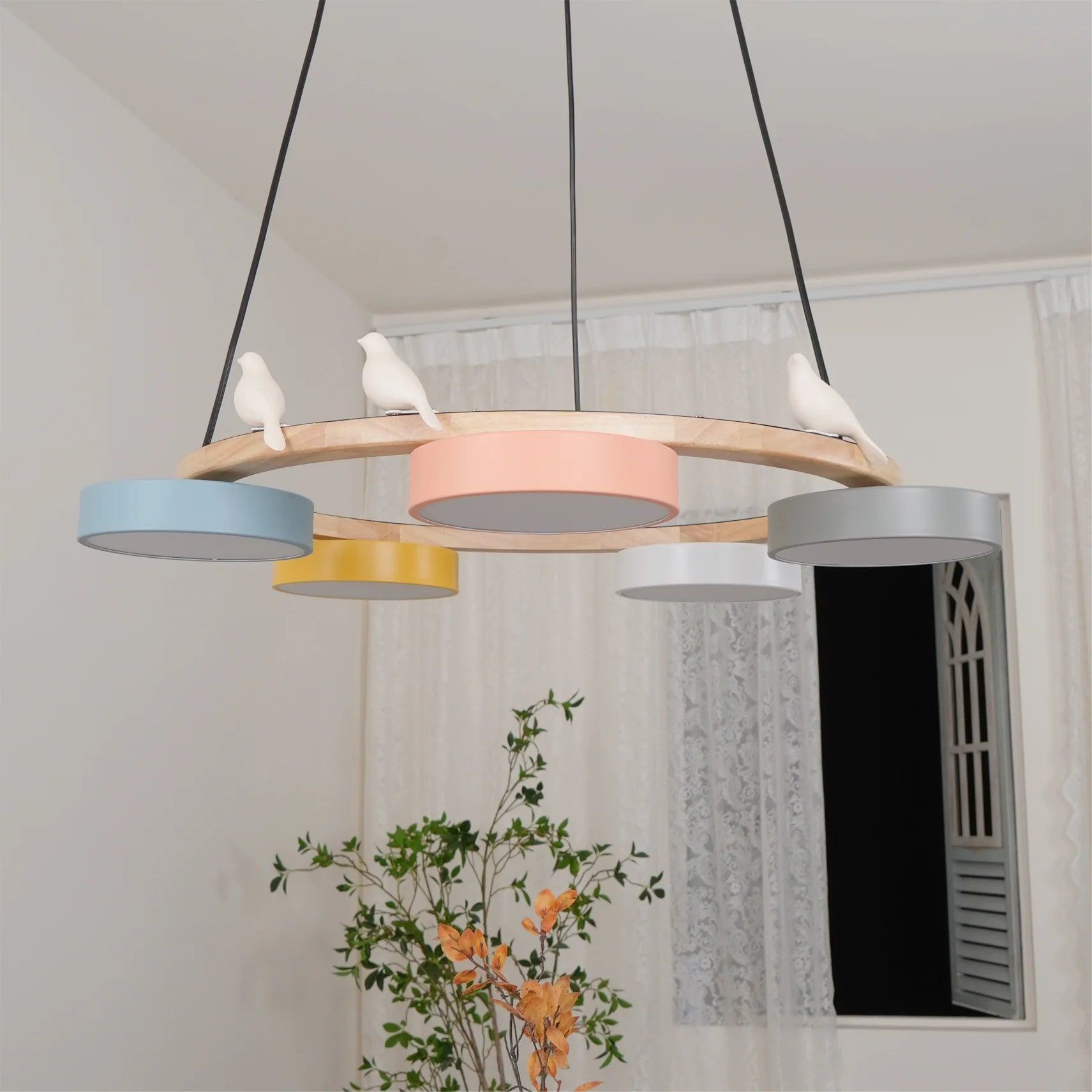 Sienna Bird Round Chandelier