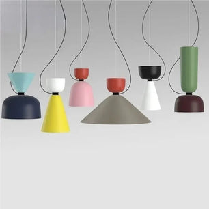 Contemporary Coloured Alphabeta Pendant Lamp S60