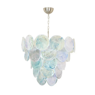 Vistosi Blue Murano Chandelier