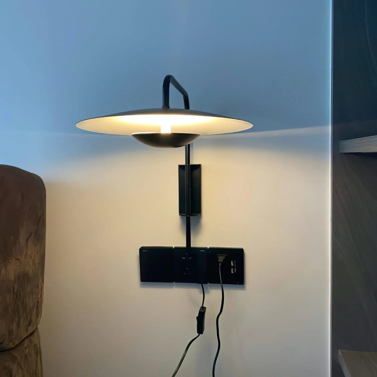 Ginger Plug In Wall Lamp