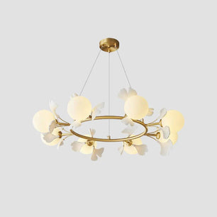 Allanie Gingko Round Chandelier