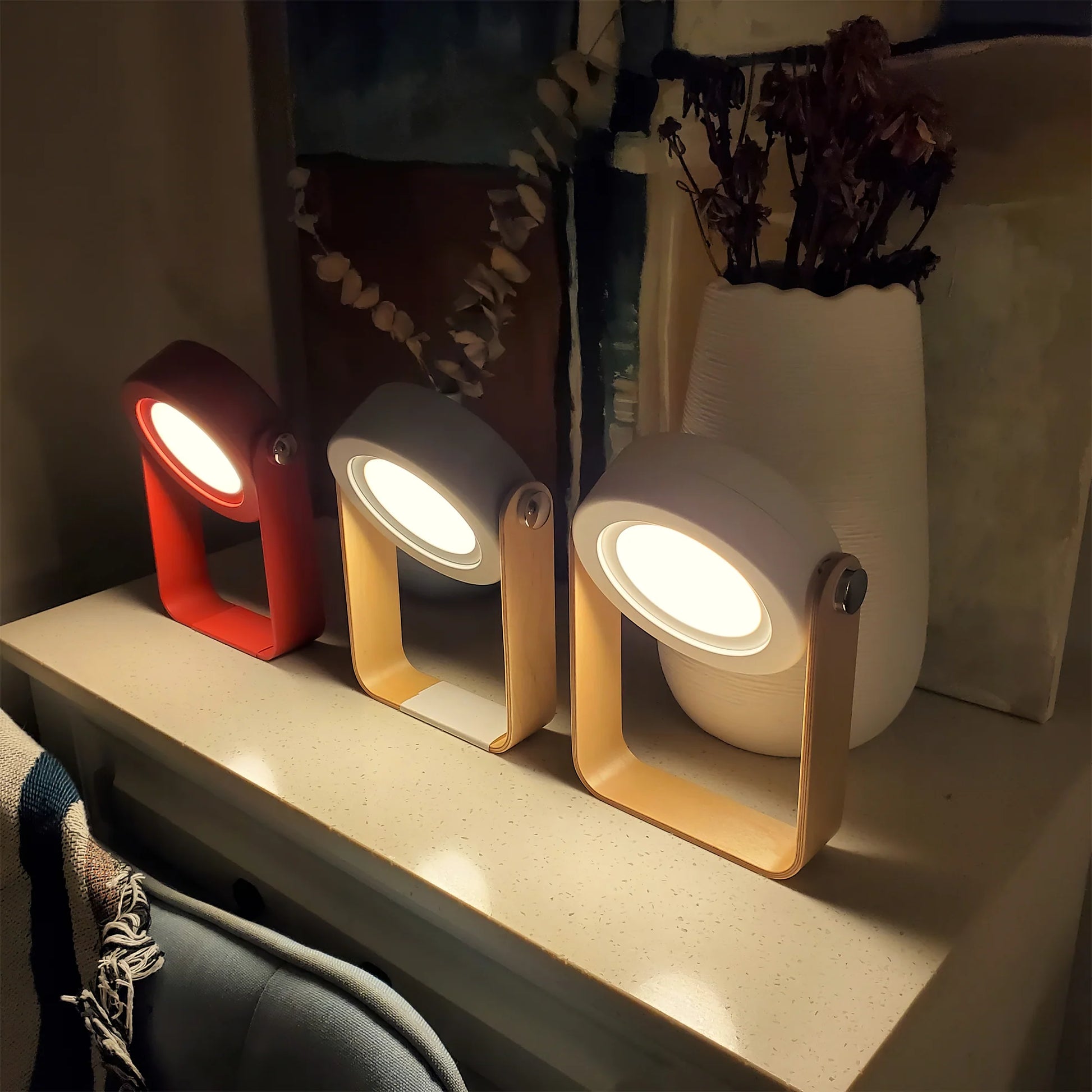 Portable Lantern Table Lamp