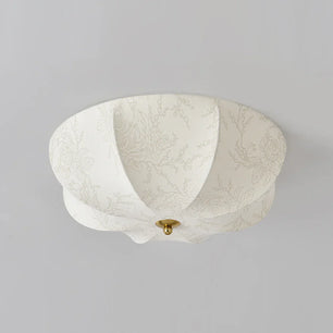 Orchid Fabric Ceiling Lamp