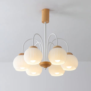 Molecural Wood Chandelier