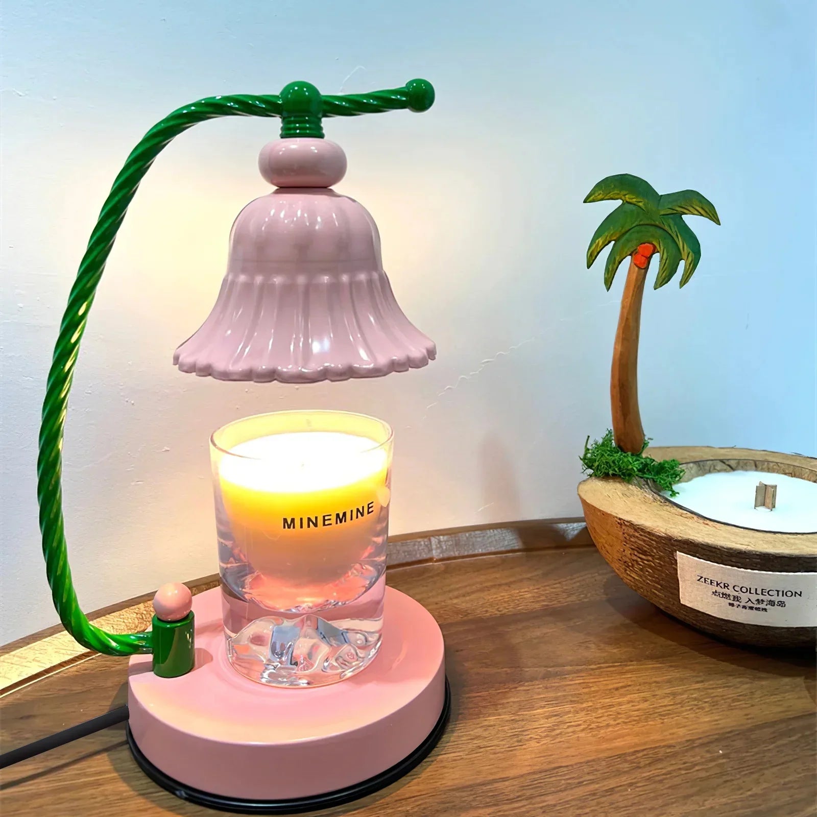 Pink Candle Table Lamp