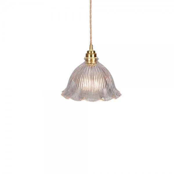 Nordic Retro Flower Glass Pendant Lamp S45