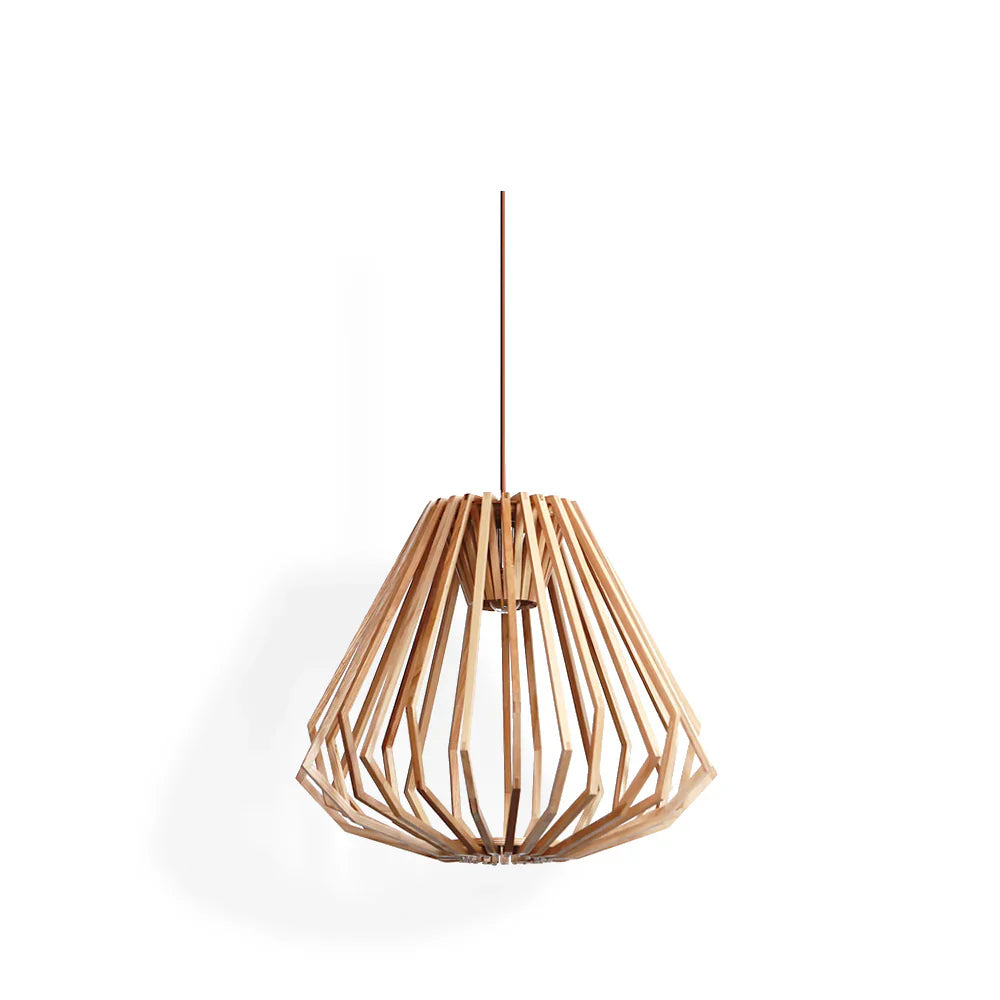 Wood Cage Pendant Lamp