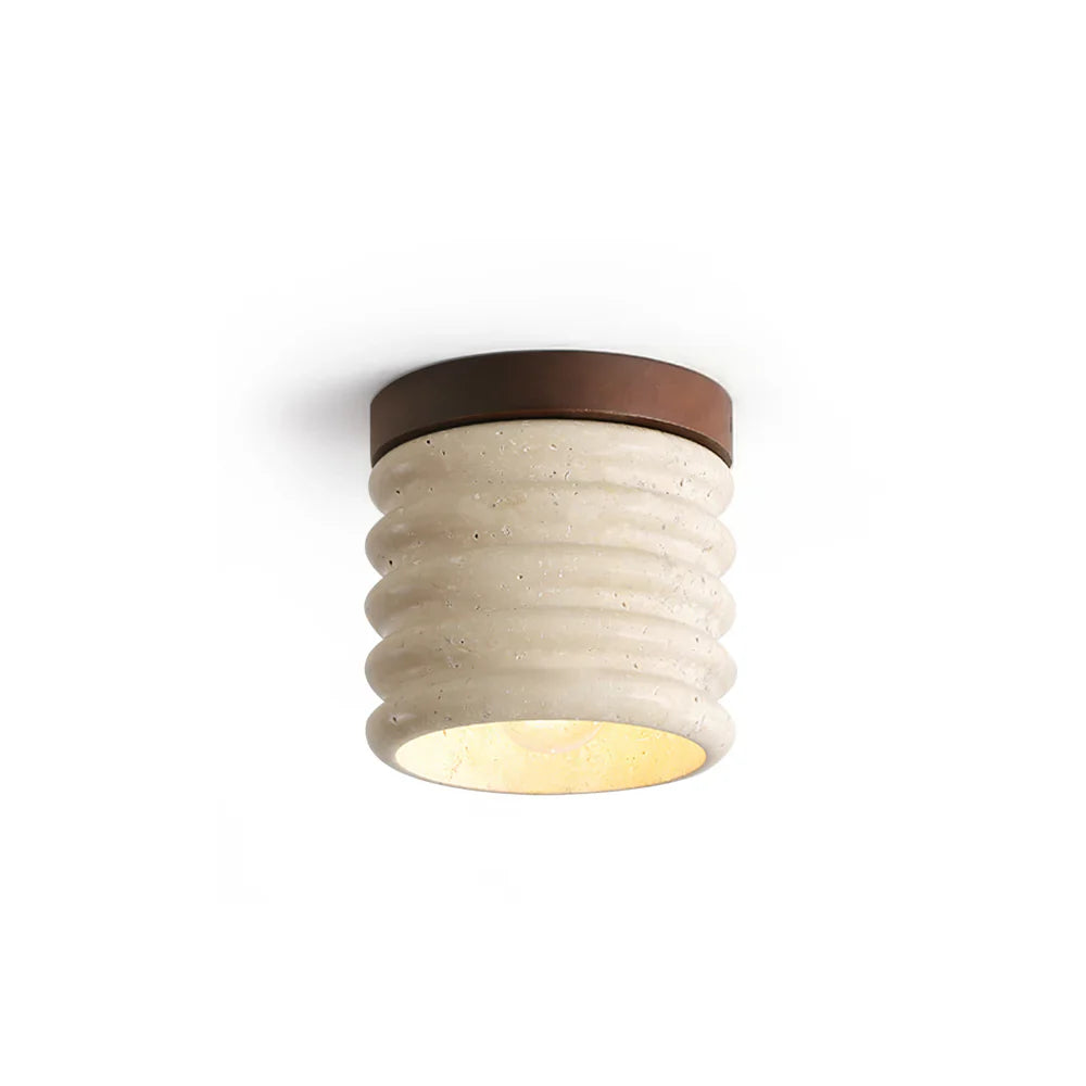 Vaarnii Travertine Ceiling Lamp