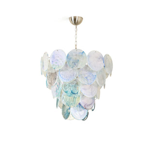 Vistosi Blue Murano Chandelier